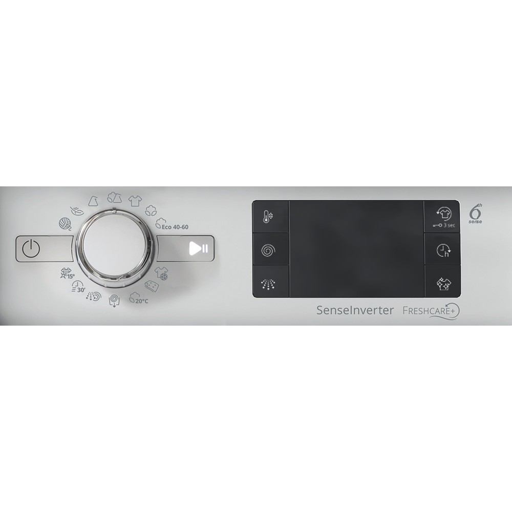 Whirlpool Пральна машина Вбудований (-а) BI WMWG 71483E EU N Білий Front loader A+++ Frontal open