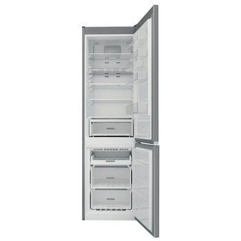 Whirlpool Kombinovaná chladnička s mrazničkou Voľne stojace W9M 951A OX Nerez 2 doors Frontal open