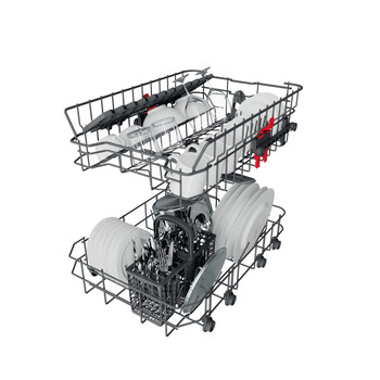 Whirlpool Mosogatógép Szabadonálló WSFE 2B19 Szabadonálló F Technical Translucent