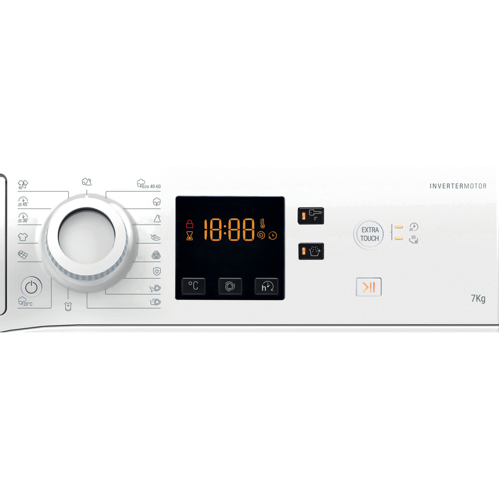 Hotpoint_Ariston Перална машина Свободностоящ NWS 7469 W EU Бял Предно зареждане A Program