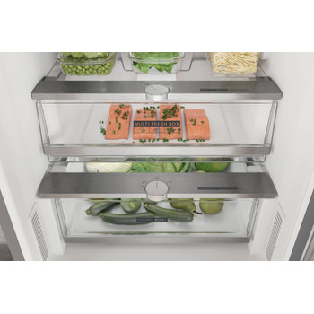 Whirlpool Hűtő/fagyasztó kombináció Szabadonálló W7X 94A OX Optic Inox 2 doors Drawer