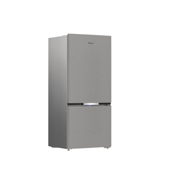 Whirlpool Koel/vriescombinatie Vrijstaand WHK2 6614 X8E Pearl Inox 2 deuren Perspective