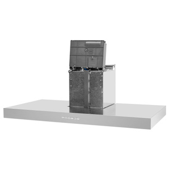 Whirlpool Exaustor Encastre WHBS 93 F LE X Inox Wall-mounted Eletrónico Back / Lateral