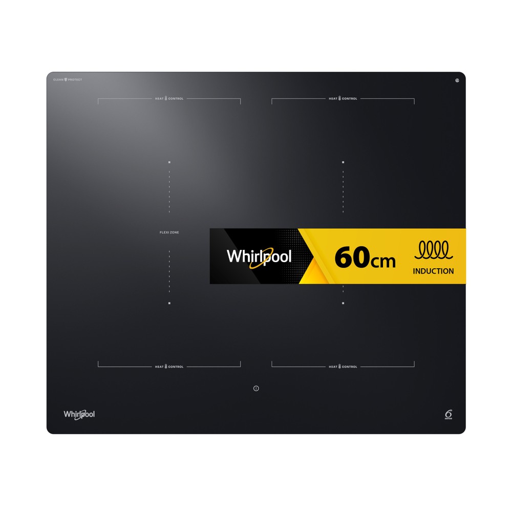 Whirlpool Kookplaat WTX6019DCF Zwart Induction vitroceramic Frontal