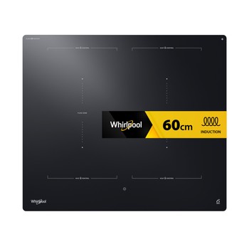 Whirlpool Plită WTX6019DCF Negru Induction vitroceramic Frontal
