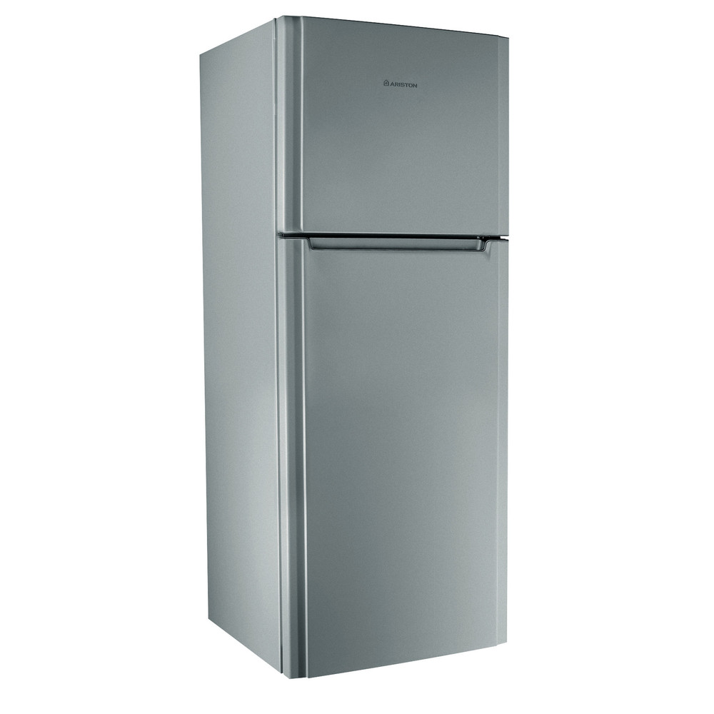 Ariston Fridge Freezer Free-standing ENTM 18020 F (EX) Inox 2 doors Perspective