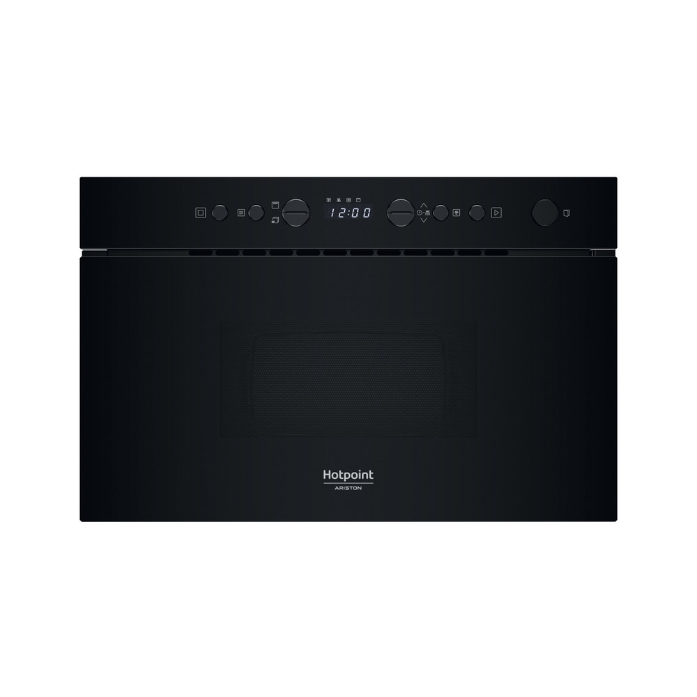 Hotpoint_Ariston Four micro-ondes Encastrable HAMN13BB Noir Electronique 22 Micro-ondes + gril 750 Frontal