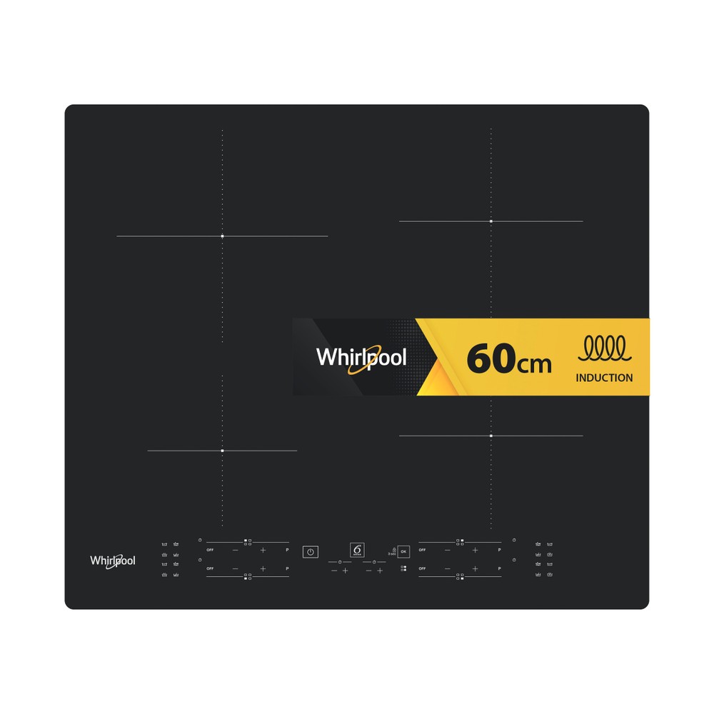 Whirlpool Varná doska WB B8360 NE Čierna Induction vitroceramic Frontal