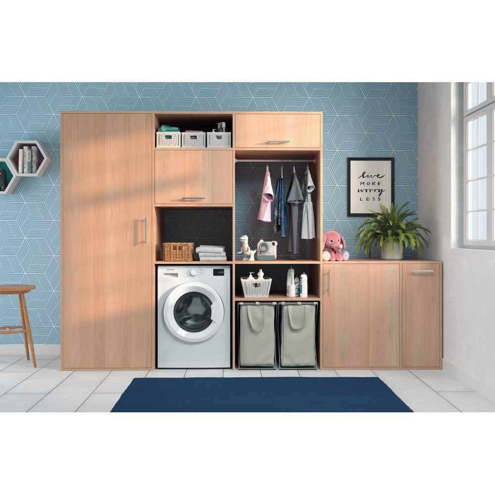 Indesit Πλυντήριο ρούχων Ελεύθερο IM 642 MY TIME EE Λευκό Front loader B Lifestyle frontal