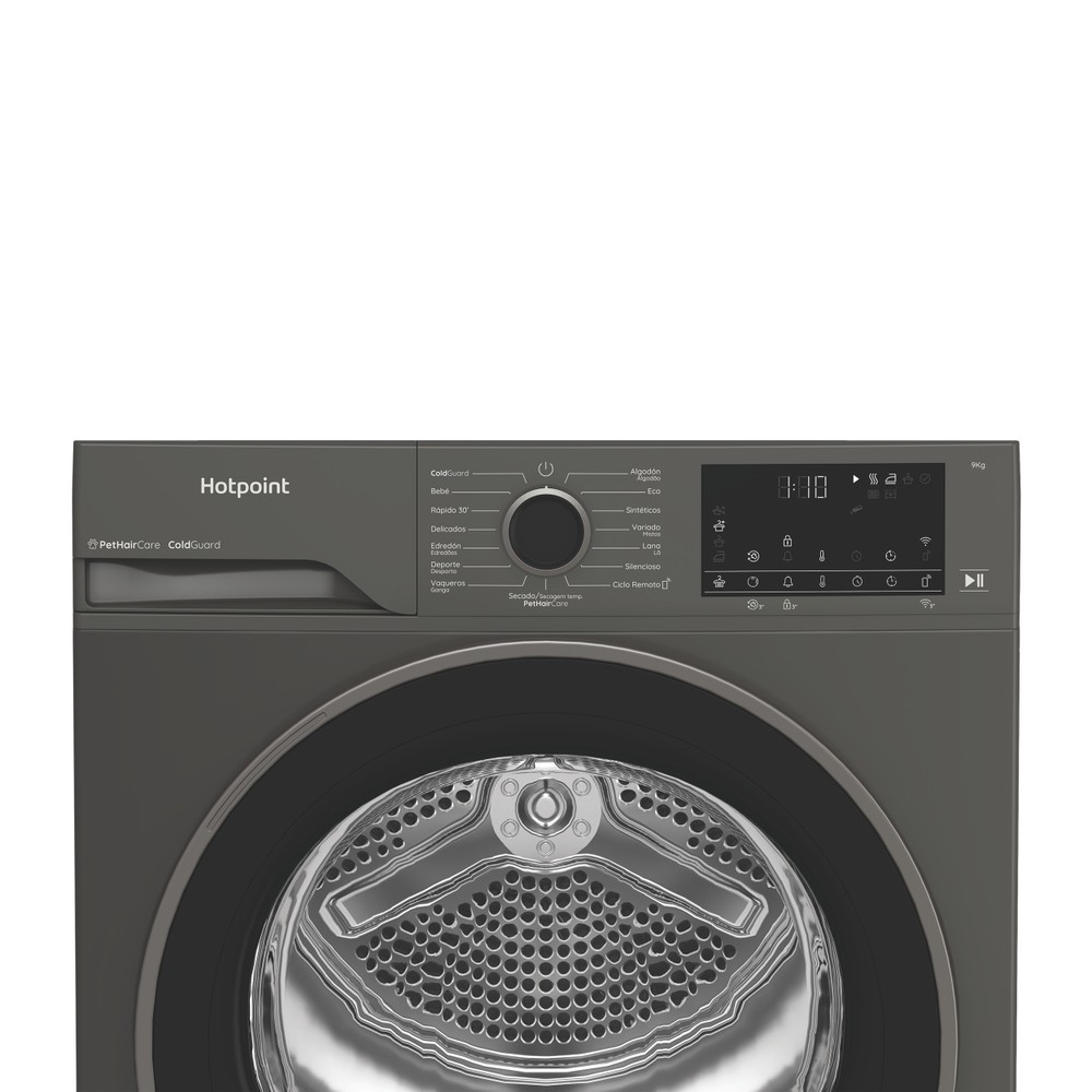 Hotpoint Secadora C HD 94M GBS SPT Manhattan Gray Control panel