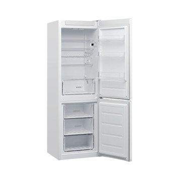 Whirlpool Hűtő/fagyasztó kombináció Szabadonálló W5 821E W 2 Global fehér 2 doors Perspective open