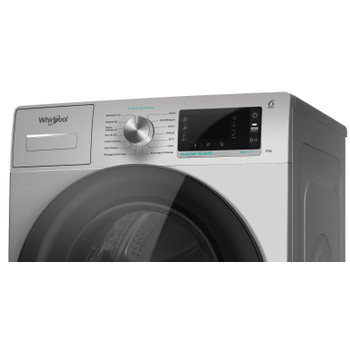 Whirlpool Lave-linge Pose-libre W6 W945SB FR Argent Front loader Control panel