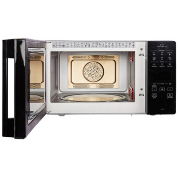 Whirlpool Mikrovlnná rúra Voľne stojace MCP 349 BL Čierna Elektronické 25 Mikrovlny kombi 800 Frontal open
