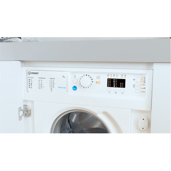 Indesit Lavadora Encastre BI WMIL 71252 EU N Blanco Cargador frontal E Lifestyle control panel