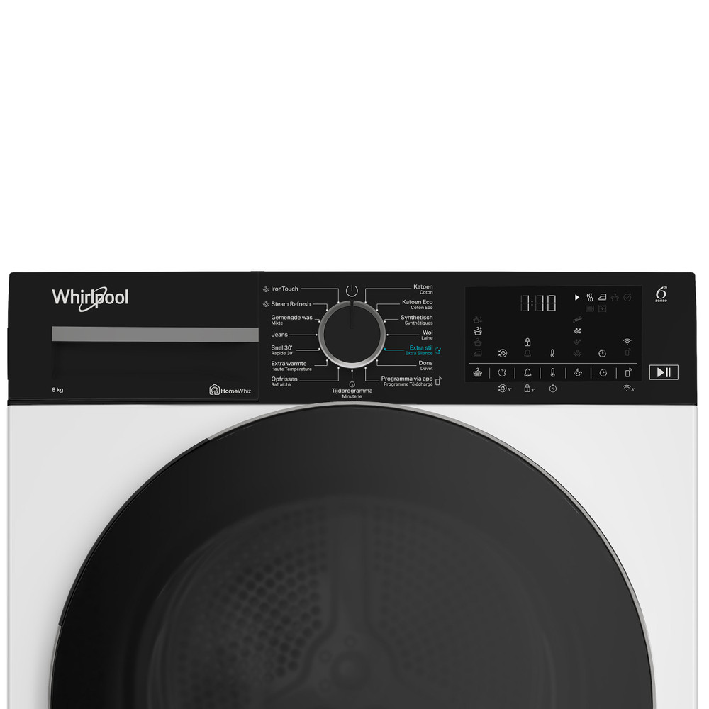 Whirlpool Sèche-linge C WD 85M WBS BE Blanc Control panel