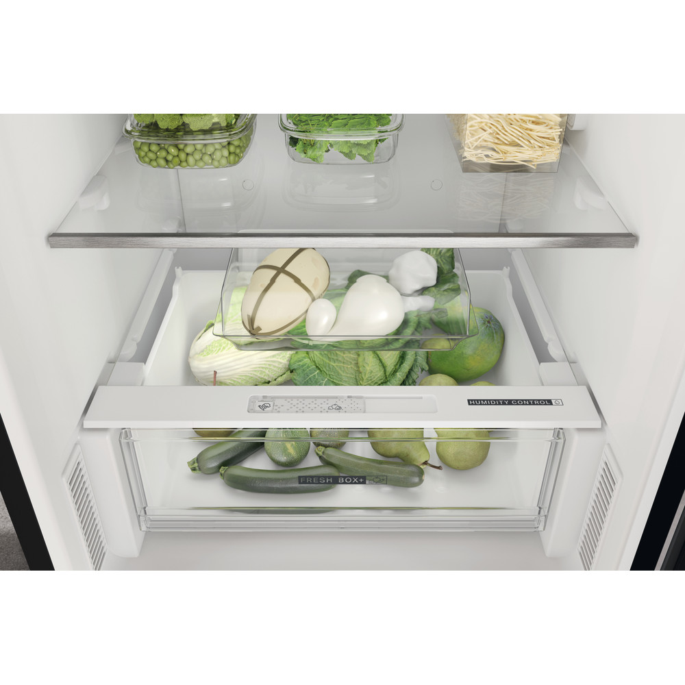 Whirlpool Hűtő/fagyasztó kombináció Szabadonálló W7X 93A K 1 Fekete 2 doors Drawer