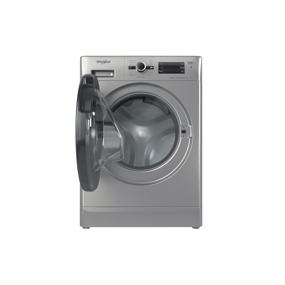 Whirlpool Lavadora secadora Libre instalación FWDG 961483 SBV SPT N Plata Cargador frontal Frontal open