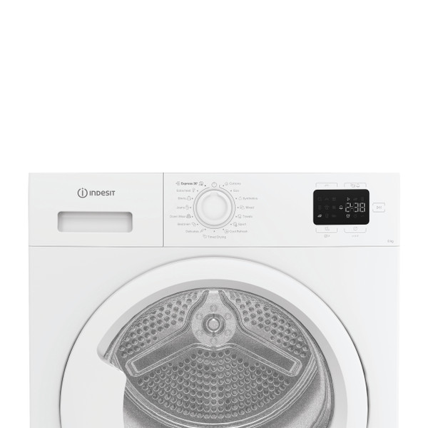 Indesit Droogautomaat C YSD 83D WW EE Wit Control panel