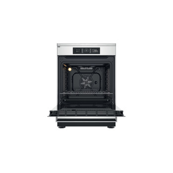 Whirlpool Cuisinière WS68IB8ACX/FR Inox Non Frontal open