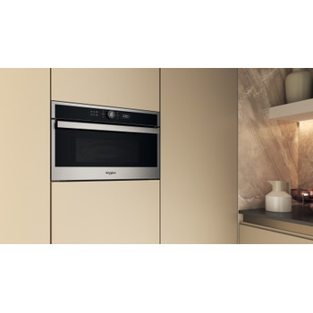 Whirlpool Four à micro-ondes Encastrable WMD44MX Stainless Steel Électronique 31 Micro-ondes + gril 1000 Lifestyle perspective