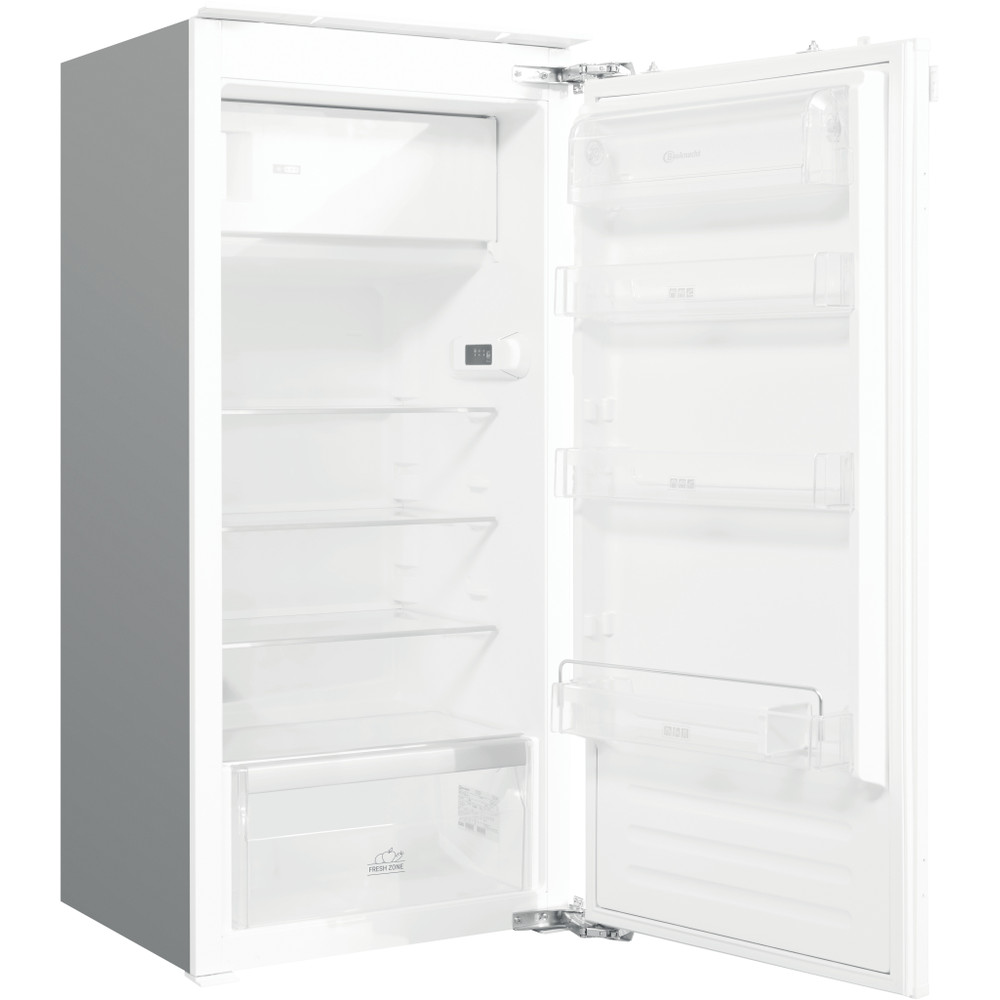 Bauknecht Koelkast Inbouw KSI 12GF2 Wit Perspective open