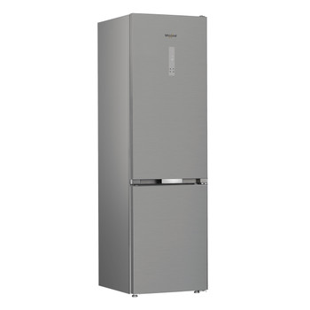 Whirlpool Combiné réfrigérateur congélateur Pose-libre WBMF 606404 XNA Inox 2 portes Perspective