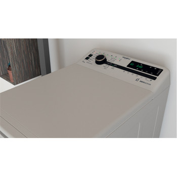Whirlpool Práčka Voľne stojace TDLRS 7232BS EU Srtrieborná Zhora plnená D Lifestyle perspective