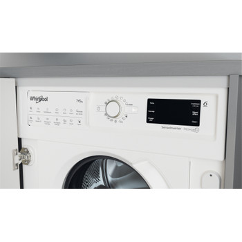 Whirlpool Mosó-szárító Beépíthető BI WDWG 751482 EU N Fehér Elöltöltős Lifestyle control panel