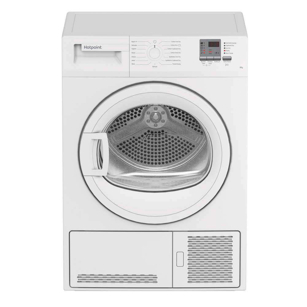 Hotpoint Dryer C HD C82 WWGD UK White Lifestyle perspective