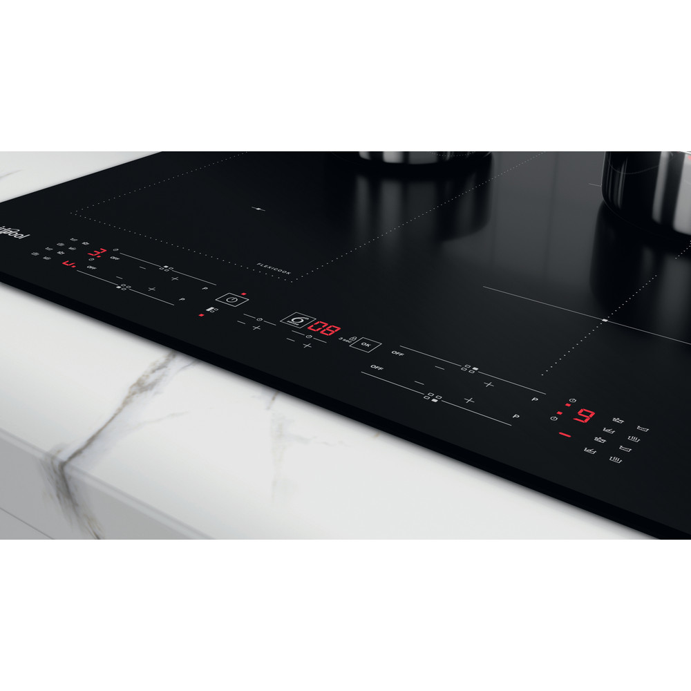 Whirlpool Варильна поверхня WL B1160 BF Чорний Induction vitroceramic Lifestyle control panel