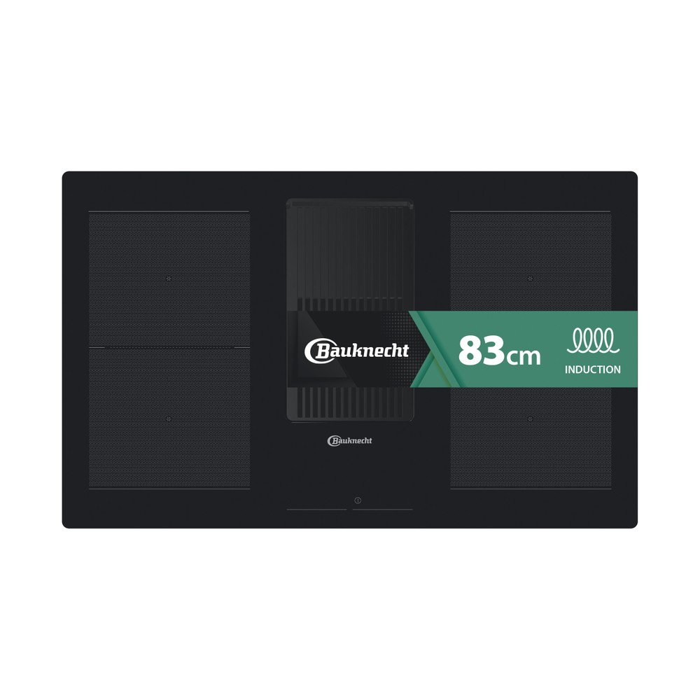 Bauknecht Venting cooktop BVH 92 2B K/1 Noir Frontal