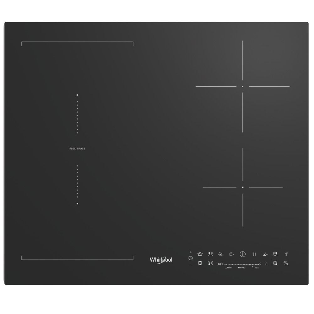 Whirlpool Варильна поверхня WG SC1060 NE Чорний Induction vitroceramic Frontal top down