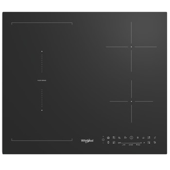 Whirlpool Varná doska WG SC1060 NE Čierna Induction vitroceramic Frontal top down