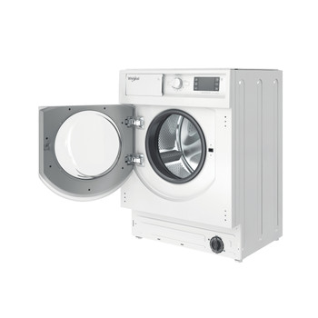 Whirlpool Lavadora Encastre BI WMWG 71483E EU N Blanco Cargador frontal D Perspective open