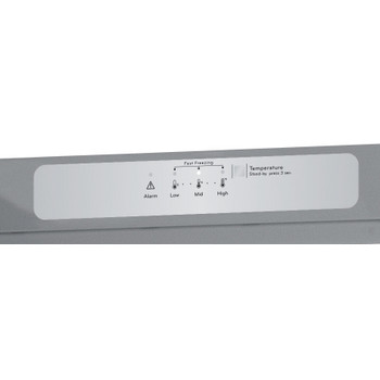 Indesit Congelador Libre instalación UI6 F1T S1 Plata Control panel