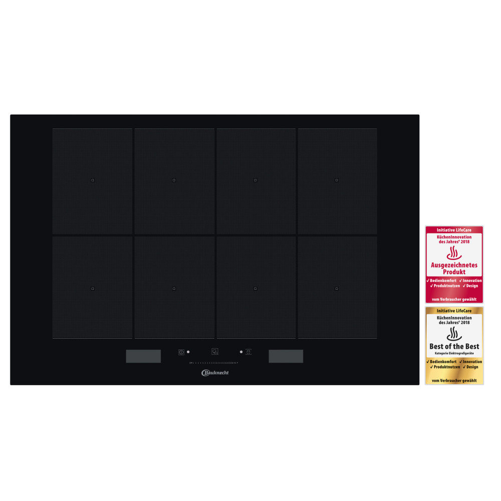 Bauknecht Piano cottura CTAC 8780AFS NE Nero Induction vitroceramic Award