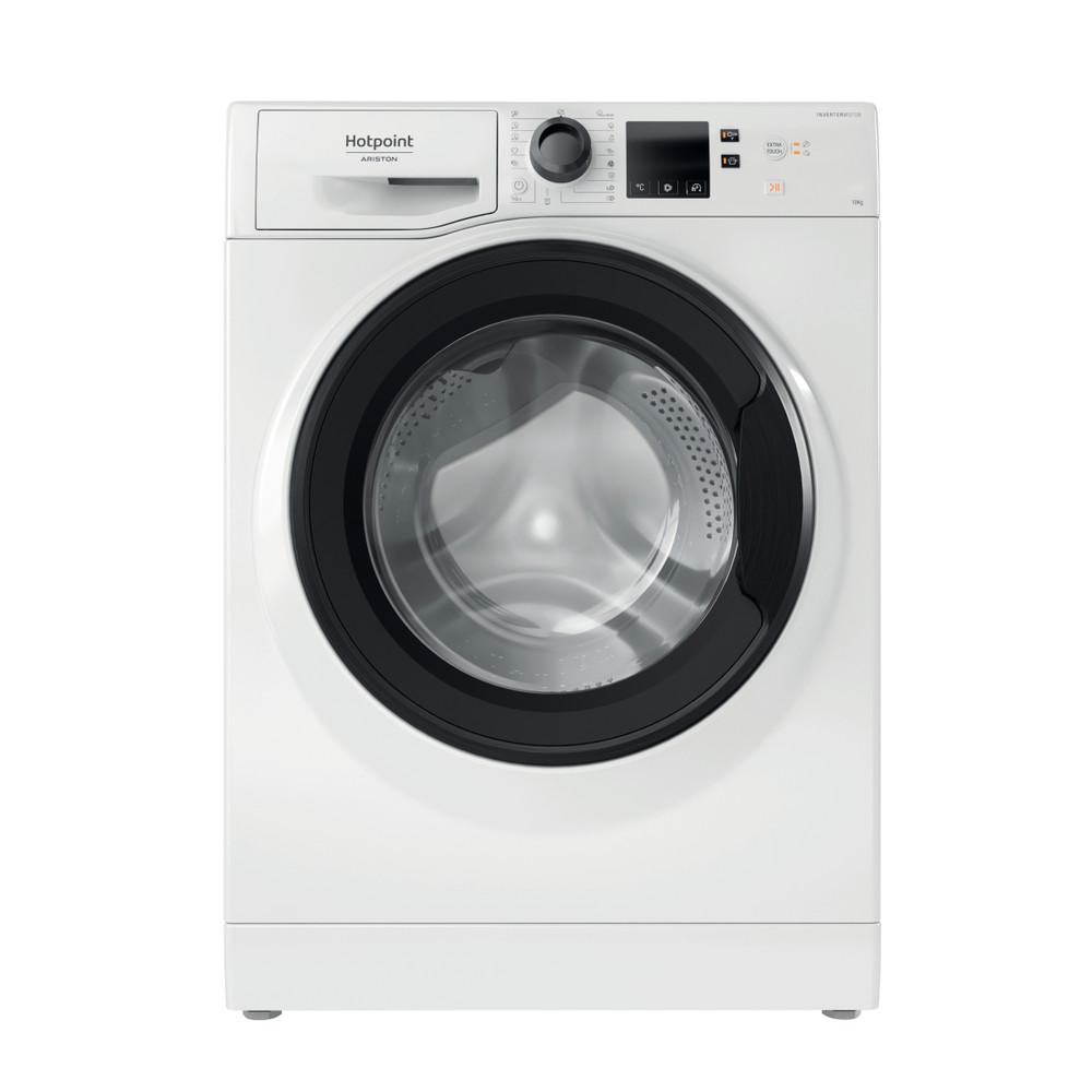 Hotpoint_Ariston Lave-linge Pose-libre NS1069CWKEUN Blanc Lave-linge frontal A Frontal