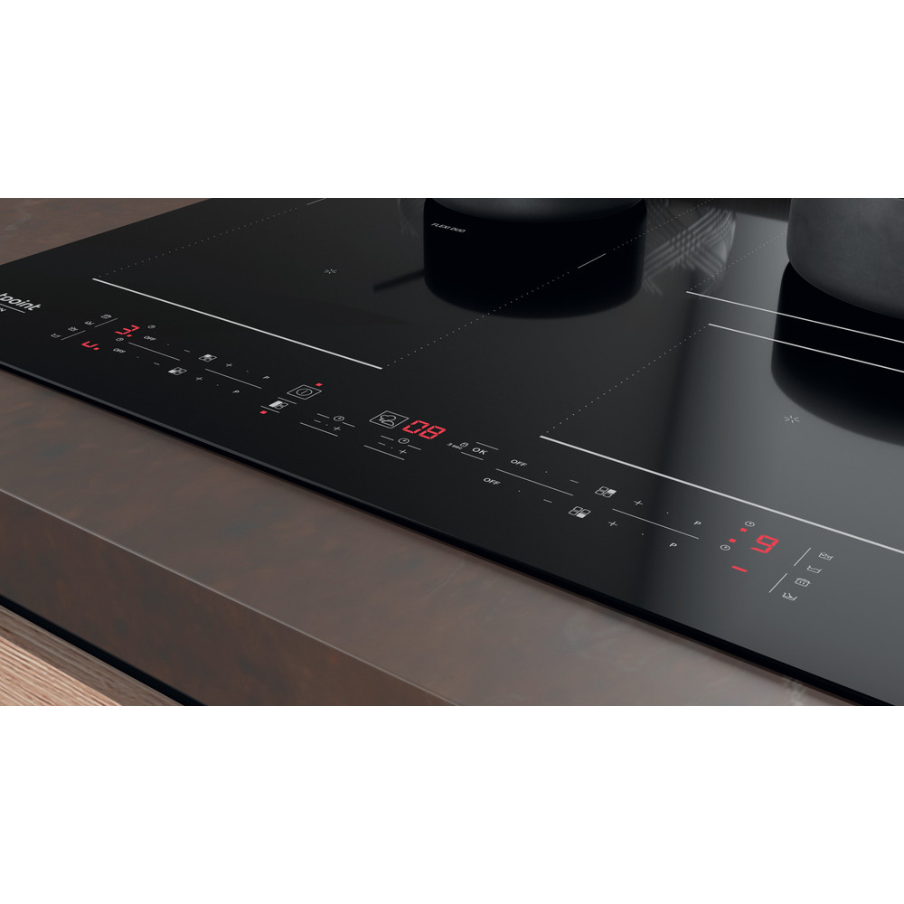 Hotpoint_Ariston Table de cuisson HB 3160C NE Noir Induction vitroceramic Lifestyle control panel