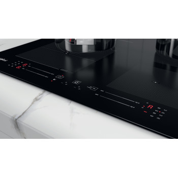 Whirlpool Hob WF S0160 NE Black Induction vitroceramic Lifestyle control panel