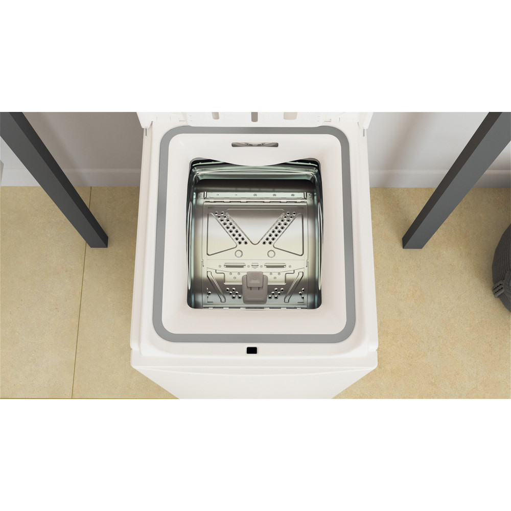 Whirlpool Пральна машина Соло TDLR 6040L EU/N Білий Top loader відсутній Drawer