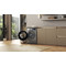 Whirlpool Washing machine Free-standing W8 09ADS SILENCE UK Silver Front loader A Perspective