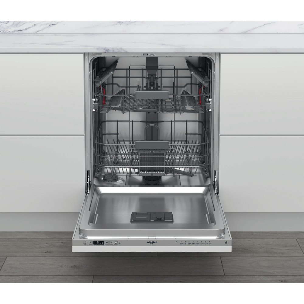 Whirlpool Vaatwasser Ingebouwd WRIC 3C26 Volledig geïntegreerd E Frontal open