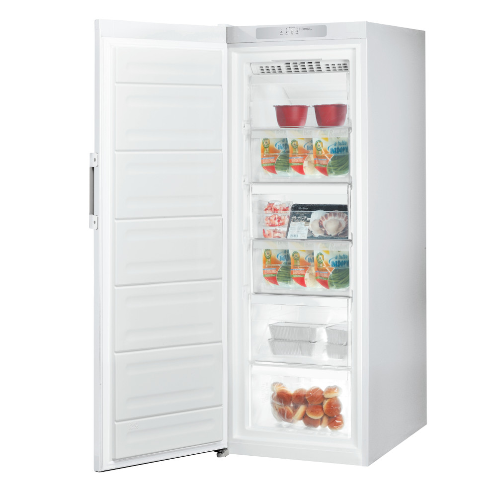 Indesit Saldētava Brīvi stāvošs UI6 F2T W Global white Perspective open