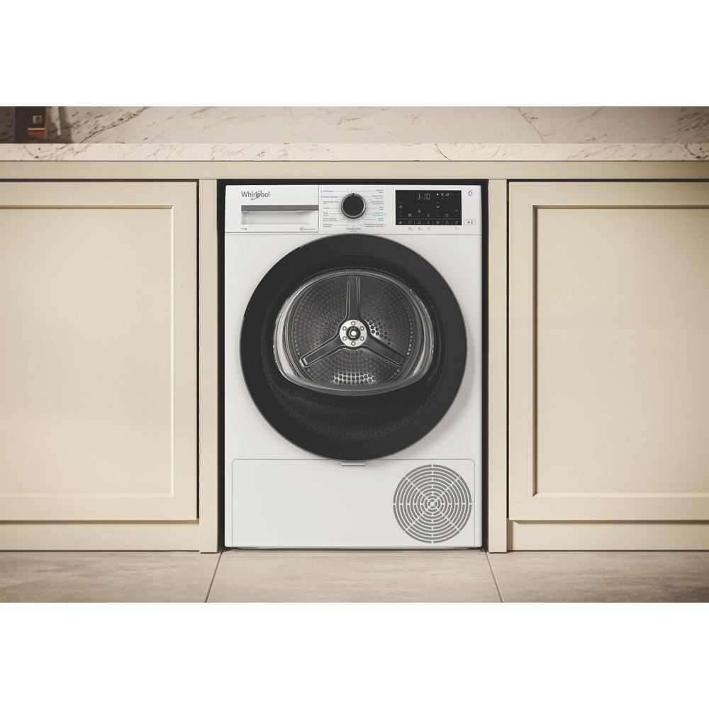 Whirlpool Droogautomaat C WD 122M WBS BE Wit Lifestyle frontal