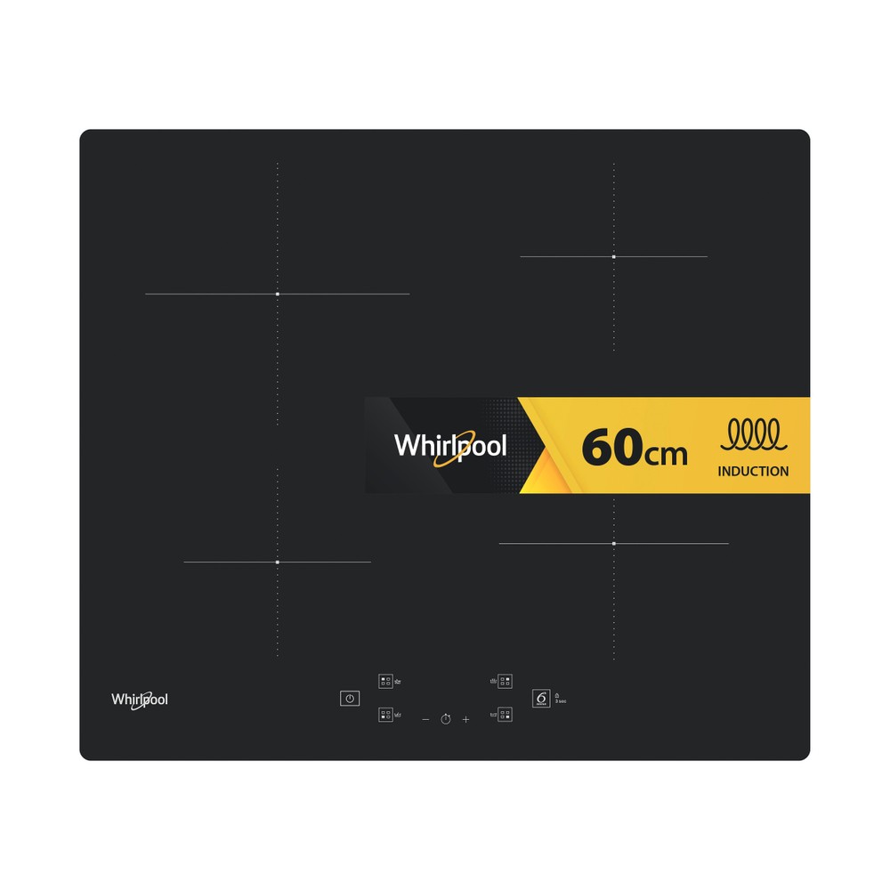 Whirlpool Koketopp WS Q2160 NE Svart Induction vitroceramic Frontal