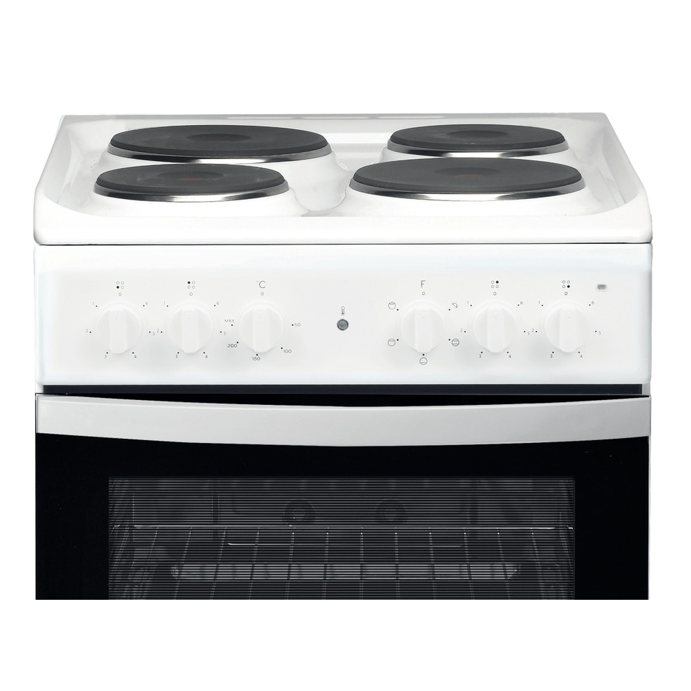 Indesit Štednjak IS5E4KHW/EU Bijela Električna Control panel