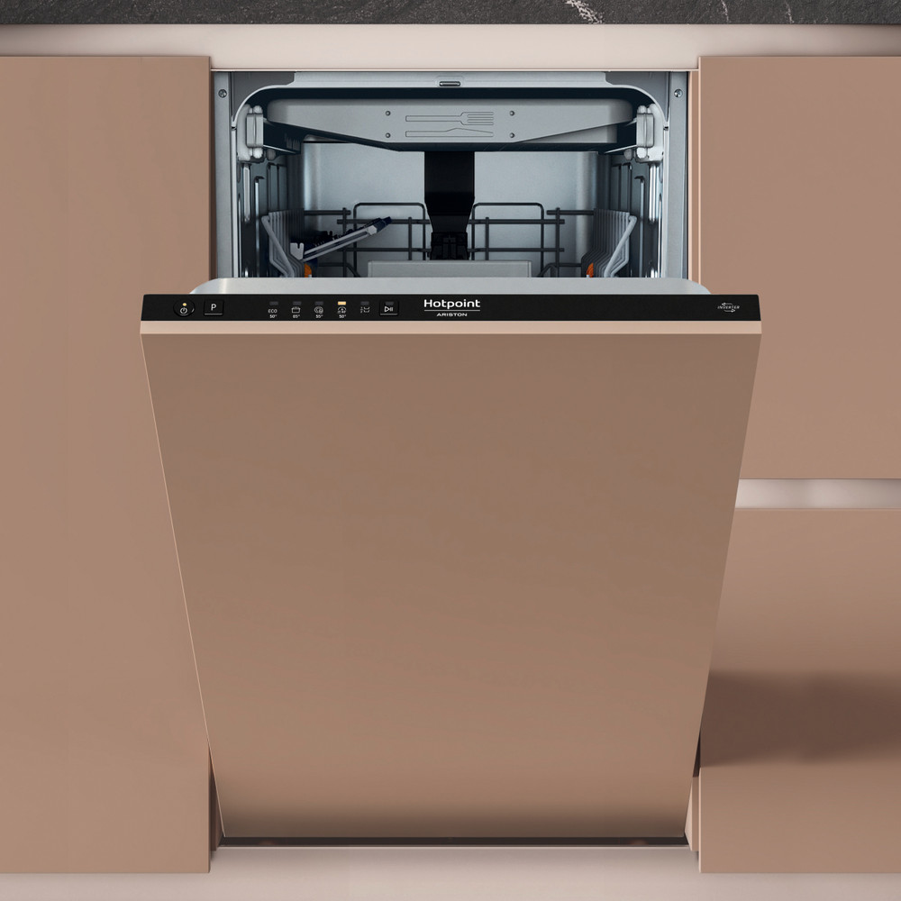 Hotpoint_Ariston Съдомиялна машина За вграждане HA4ID11CS80 За пълно вграждане D Frontal
