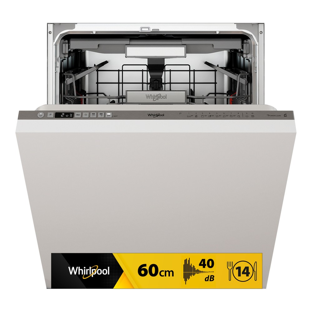 Whirlpool Mosogatógép Beépíthető WIO 3O540 PELG Full-integrated B Frontal
