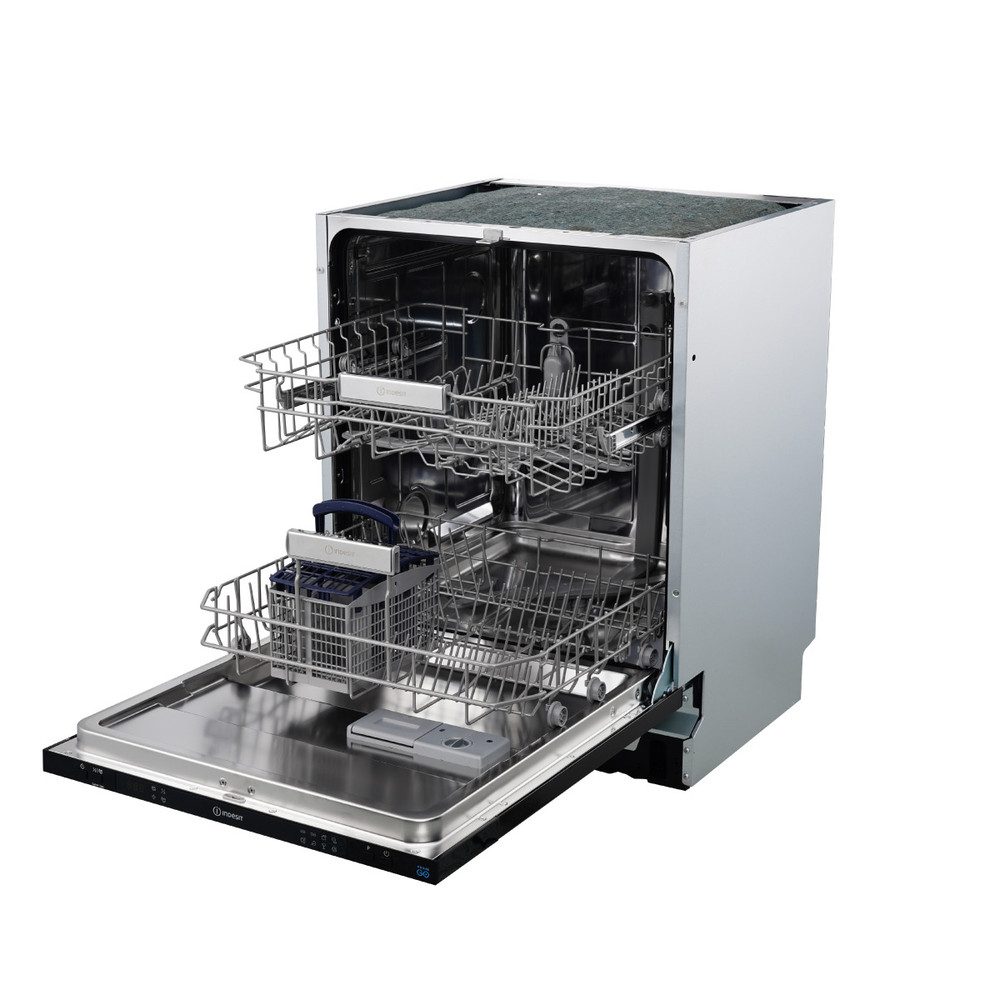 Indesit Trauku mazgājamā mašīna Iebūvējams IN2IE13CNO8 Full-integrated E Lifestyle perspective open