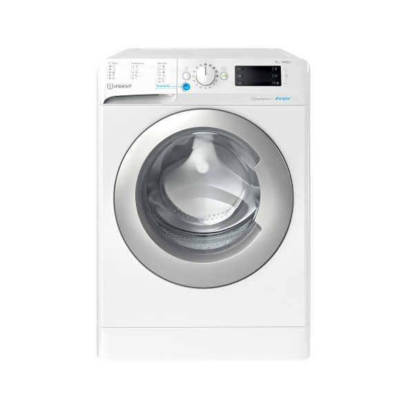 Indesit Perilica za rublje Samostojeći BWE 91485X WS EU N Bijela Prednje punjenje B Frontal